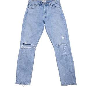 AGOLDE Jamie Distressed Straight Jeans Women's Size 28 Inseam 28